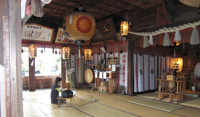 疋野神社　大正琴奉納