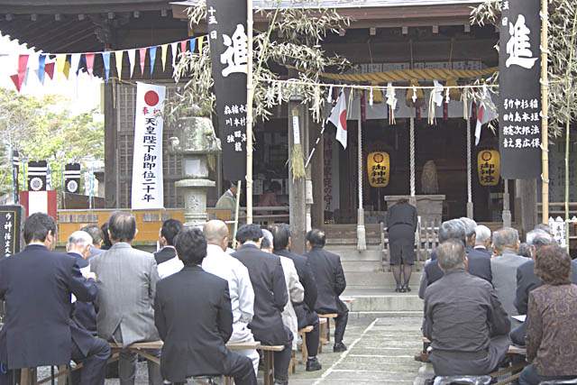 疋野神社　大正琴奉納